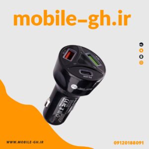 شارژر فندکی دو پورت 55W مدل WKN - D5DT