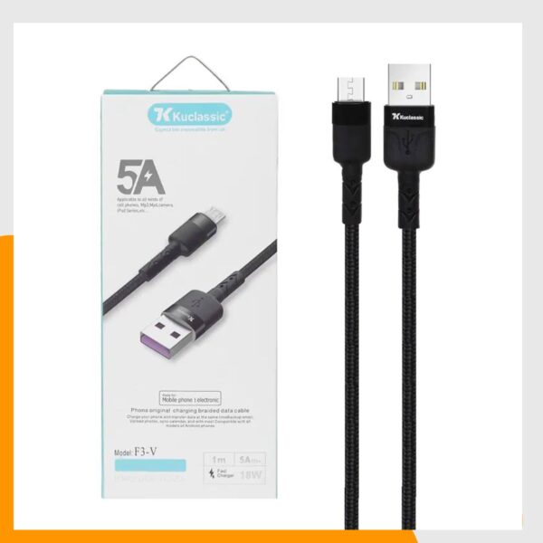 کابل شارژ microUSB كوكلاسيک مدل F3-V - Image 2