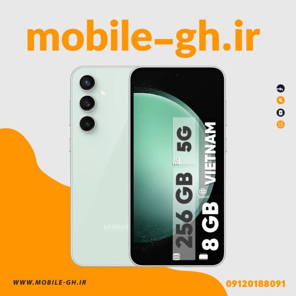 گوشی موبایل سامسونگ مدل Galaxy S23 FE دو سیم کارت ظرفیت 256 گیگابایت و رم 8 گیگابایت - ویتنام